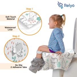 Toilet Seat Covers Disposable - 20 Pack - Waterproof, Ideal for Kids and Adults - Extra Large, Individually Wrapped for Travel, Toddlers Potty Training in Public Restrooms (Dinosaurs, 20) Toilet Seat Covers Disposable - 20 Pack - Waterproof, Ideal for Kids and Adults - Extra Large, Individually Wrapped for Travel, Toddlers Potty Training in Public Restrooms (Dinosaurs, 20)