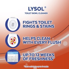 Lysol Click Gel Automatic Toilet Bowl Cleaner, Gel Toilet Bowl Cleaner, For Cleaning and Refreshing, Mango & Hibiscus, 6 Count (Pack of 1) Lysol Click Gel Automatic Toilet Bowl Cleaner, Gel Toilet Bowl Cleaner, For Cleaning and Refreshing, Mango & Hibiscus, 6 Count (Pack of 1)