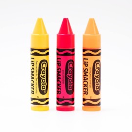Lip Smacker Crayola Crayon Flavored Lip Balm - Moisturizing, Soothing Trio Banana Mania, Pink Sherbert, & Outrageous Orange Lip Smacker Crayola Crayon Flavored Lip Balm - Moisturizing, Soothing Trio Banana Mania, Pink Sherbert, & Outrageous Orange