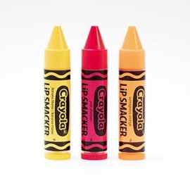 Lip Smacker Crayola Crayon Flavored Lip Balm - Moisturizing, Soothing Trio Banana Mania, Pink Sherbert, & Outrageous Orange Lip Smacker Crayola Crayon Flavored Lip Balm - Moisturizing, Soothing Trio Banana Mania, Pink Sherbert, & Outrageous Orange