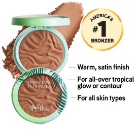 Physicians Formula Murumuru Butter Bronzer, Moisturizing, Nourishing Murumuru Butter for Silky Glow, Dermatologist Tested, Hypoallergenic, Vegan & Cruelty-Free - Sunset Bronzer