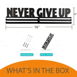 Miayork Medal Holder Display Hanger Rack Frame for More Medals-Sports Medal Hanger and Ribbon Display Holder Rack with Easy Hanging Bars,Soccer Medal Hanger Display Miayork Medal Holder Display Hanger Rack Frame for More Medals-Sports Medal Hanger and Ribbon Display Holder Rack with Easy Hanging Bars,Soccer Medal Hanger Display