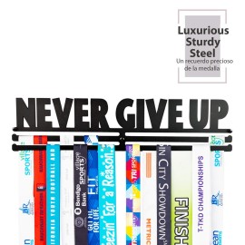 Miayork Medal Holder Display Hanger Rack Frame for More Medals-Sports Medal Hanger and Ribbon Display Holder Rack with Easy Hanging Bars,Soccer Medal Hanger Display Miayork Medal Holder Display Hanger Rack Frame for More Medals-Sports Medal Hanger and Ribbon Display Holder Rack with Easy Hanging Bars,Soccer Medal Hanger Display