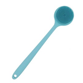 DNC Soft Silicone Back Scrubber Shower Bath Body Brush with Long Handle (Blue) DNC Soft Silicone Back Scrubber Shower Bath Body Brush with Long Handle (Blue)