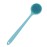 DNC Soft Silicone Back Scrubber Shower Bath Body Brush with Long Handle (Blue)