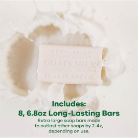 Australian Botanical Goat Milk Soap Set 6.8 OZ Bars, Pack of 8, Triple Milled Bar Soap with Soya Bean Oil and Organic African Shea Butter, Natural Soap for all Skin Types, Packaging May Vary Australian Botanical Goat Milk Soap Set 6.8 OZ Bars, Pack of 8, Triple Milled Bar Soap with Soya Bean Oil and Organic African Shea Butter, Natural Soap for all Skin Types, Packaging May Vary