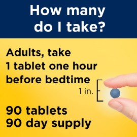 Nature Made Melatonin 4mg Extended Release Tablets, Sleep Supplements for Adults, 100% Drug Free Sleep Aid, 90 Count, 90 Day Supply