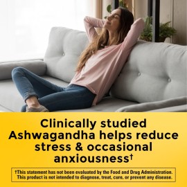 Nature Made Ashwagandha Capsules 125mg for Stress Support, 60 Capsules, 60 Day Supply Nature Made Ashwagandha Capsules 125mg for Stress Support, 60 Capsules, 60 Day Supply