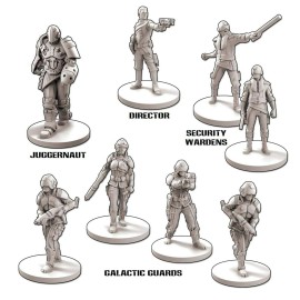 Battle Systems Core Space Galactic Corps Expansion Set - 28mm Miniatures - Board Game -Event Cards -Modular 3D Terrain - Wargaming BSGCSE002