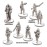 Battle Systems Core Space Galactic Corps Expansion Set - 28mm Miniatures - Board Game -Event Cards -Modular 3D Terrain - Wargaming BSGCSE002