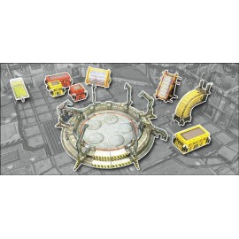 Battle Systems Core Space Galactic Corps Expansion Set - 28mm Miniatures - Board Game -Event Cards -Modular 3D Terrain - Wargaming BSGCSE002