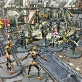Battle Systems Core Space Galactic Corps Expansion Set - 28mm Miniatures - Board Game -Event Cards -Modular 3D Terrain - Wargaming BSGCSE002