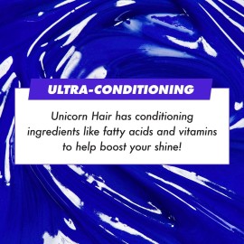 Lime Crime Unicorn Hair Dye Full Coverage, Mystic (Electric Blue) - Vegan and Cruelty Free Semi-Permanent Hair Color Conditions & Moisturizes - Temporary Blue Hair Dye With Sugary Citrus Vanilla Scent Lime Crime Unicorn Hair Dye Full Coverage, Mystic (Electric Blue) - Vegan and Cruelty Free Semi-Permanent Hair Color Conditions & Moisturizes - Temporary Blue Hair Dye With Sugary Citrus Vanilla Scent