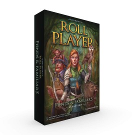 Thunderworks Games - Roll Player: Fiends & Familiars Expansion | New Animal Companions | 2nd Expansion for Roll Player Board Game | Dice Strategy Game | Family Game for 1-4 Players Ages 14+