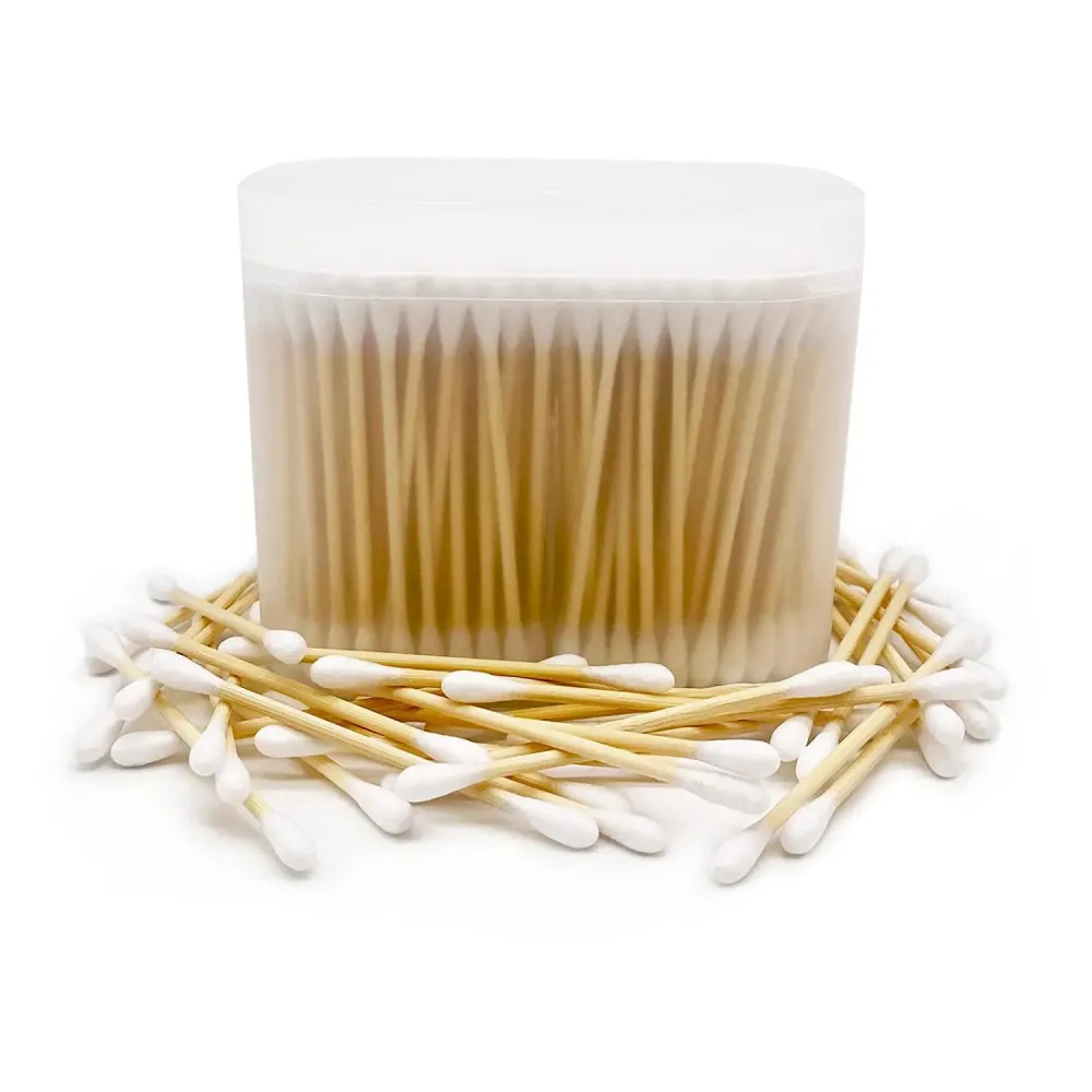 900pcs Bamboo Cotton Swabs, Biodegradable Wooden Cotton Buds 900pcs Bamboo Cotton Swabs, Biodegradable Wooden Cotton Buds