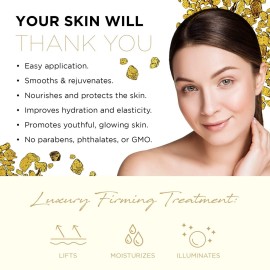 Azure Cosmetics Dermatologist Tested 24K Gold & Collagen Face Moisturizer - K Beauty Anti-Aging Face Cream for Firming & Skin Tightening - Korean Skincare - All Skin Type 1.69 fl oz Azure Cosmetics Dermatologist Tested 24K Gold & Collagen Face Moisturizer - K Beauty Anti-Aging Face Cream for Firming & Skin Tightening - Korean Skincare - All Skin Type 1.69 fl oz