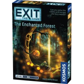 Thames & Kosmos EXIT: The Enchanted Forest| A Kosmos Escape Room Game in a Box| Family Friendly, Card-Based at-Home Escape Room Experience for 1 to 4 Players, Ages 12+ , Black
