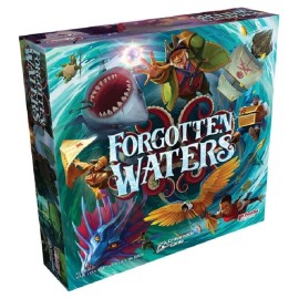 Forgotten Waters Board Game - Embark on a Hilarious Pirate Adventure in a World of High Seas Hijinks! Cooperative Strategy Game, Ages 14+, 3-7 Players, 2-4 Hour Playtime, Made by Plaid Hat Games