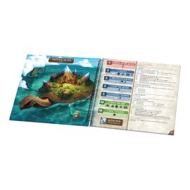 Forgotten Waters Board Game - Embark on a Hilarious Pirate Adventure in a World of High Seas Hijinks! Cooperative Strategy Game, Ages 14+, 3-7 Players, 2-4 Hour Playtime, Made by Plaid Hat Games