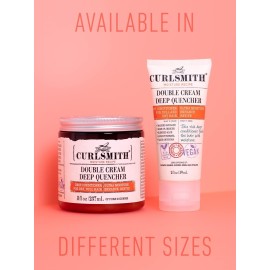 CURLSMITH - Double Cream Deep Quencher - Vegan Moisturising Deep Conditioner for Ultra Dry, Wavy, Curly or Coily Hair (8 oz / 227g) CURLSMITH - Double Cream Deep Quencher - Vegan Moisturising Deep Conditioner for Ultra Dry, Wavy, Curly or Coily Hair (8 oz / 227g)