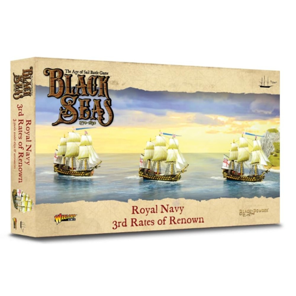 WarLord Black Seas The Age of Sail Royal Navy 3rd Rates of Renown for Black Seas Table Top Ship Combat Battle War Game 792011002, Unpainted WarLord Black Seas The Age of Sail Royal Navy 3rd Rates of Renown for Black Seas Table Top Ship Combat Battle War Game 792011002, Unpainted