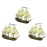 WarLord Black Seas The Age of Sail Royal Navy 3rd Rates of Renown for Black Seas Table Top Ship Combat Battle War Game 792011002, Unpainted
