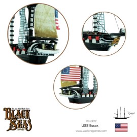 Warlord Black Seas The Age of Sail USS Essex for Black Seas Table Top Ship Combat Battle War Game 792414002 Warlord Black Seas The Age of Sail USS Essex for Black Seas Table Top Ship Combat Battle War Game 792414002