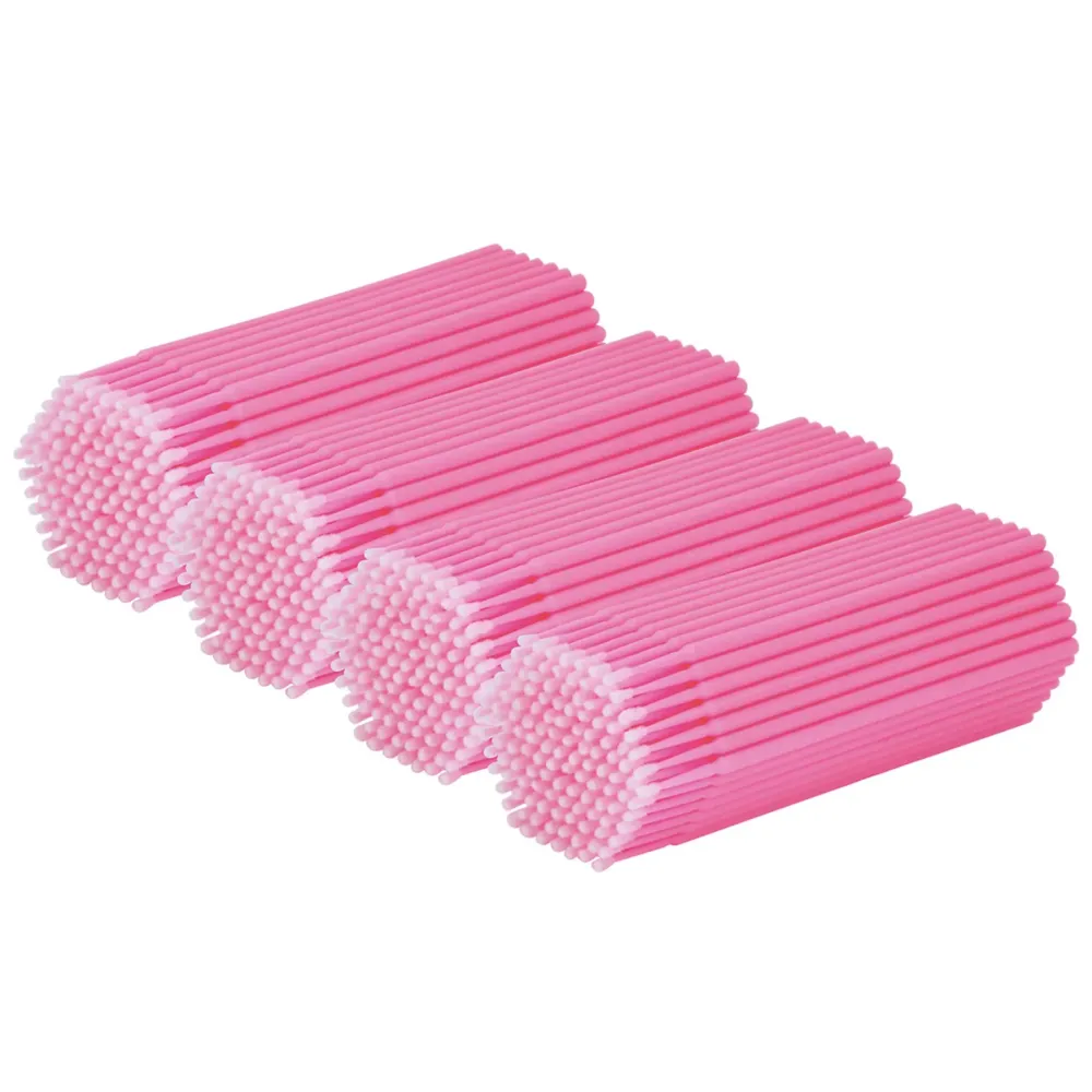 tifanso 400PCS Micro Cotton Swabs, Disposable Eyelash Microswabs for Eyelash Extensions, Lash Brush Applicators Pink(Head Diameter: 2.0mm) tifanso 400PCS Micro Cotton Swabs, Disposable Eyelash Microswabs for Eyelash Extensions, Lash Brush Applicators Pink(Head Diameter: 2.0mm)