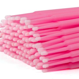 tifanso 400PCS Micro Cotton Swabs, Disposable Eyelash Microswabs for Eyelash Extensions, Lash Brush Applicators Pink(Head Diameter: 2.0mm) tifanso 400PCS Micro Cotton Swabs, Disposable Eyelash Microswabs for Eyelash Extensions, Lash Brush Applicators Pink(Head Diameter: 2.0mm)