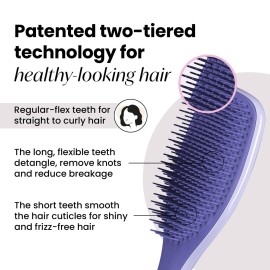 Tangle Teezer Ultimate Detangler Hairbrush for Wet & Dry Hair, Eliminates Knots & Reduces Breakage for All Hair Types, Amazon Exclusive Lilac Purple Tangle Teezer Ultimate Detangler Hairbrush for Wet & Dry Hair, Eliminates Knots & Reduces Breakage for All Hair Types, Amazon Exclusive Lilac Purple