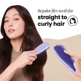 Tangle Teezer Ultimate Detangler Hairbrush for Wet & Dry Hair, Eliminates Knots & Reduces Breakage for All Hair Types, Amazon Exclusive Lilac Purple Tangle Teezer Ultimate Detangler Hairbrush for Wet & Dry Hair, Eliminates Knots & Reduces Breakage for All Hair Types, Amazon Exclusive Lilac Purple