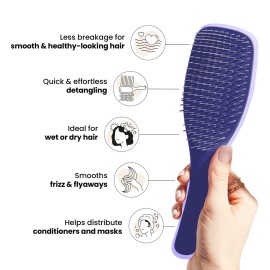 Tangle Teezer Ultimate Detangler Hairbrush for Wet & Dry Hair, Eliminates Knots & Reduces Breakage for All Hair Types, Amazon Exclusive Lilac Purple Tangle Teezer Ultimate Detangler Hairbrush for Wet & Dry Hair, Eliminates Knots & Reduces Breakage for All Hair Types, Amazon Exclusive Lilac Purple