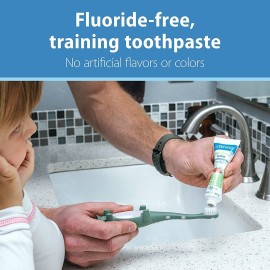 Dr. Brown\'s Infant-to-Toddler Training Toothbrush Set with Fluoride-Free Baby Toothpaste, Strawberry - Giraffe - 1.4oz - 0-3 years Dr. Brown\'s Infant-to-Toddler Training Toothbrush Set with Fluoride-Free Baby Toothpaste, Strawberry - Giraffe - 1.4oz - 0-3 years