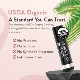 Moroccan Magic Organic Pure Coconut Lip Balm 3 Pack | Ultra-Hydrating Argan & Essential Oil Lip Moisturizer + Vitamin E | Natural Chapsticks for Dry Lips | Smooth, Non-Toxic | Organic Lip Balm Set Moroccan Magic Organic Pure Coconut Lip Balm 3 Pack | Ultra-Hydrating Argan & Essential Oil Lip Moisturizer + Vitamin E | Natural Chapsticks for Dry Lips | Smooth, Non-Toxic | Organic Lip Balm Set