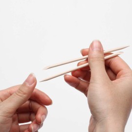 Borogo 100 Pcs Orange Wood Nail Sticks Double Sided Multi Functional Cuticle Pusher Manicure Pedicure Tool for Manicure Pedicure Borogo 100 Pcs Orange Wood Nail Sticks Double Sided Multi Functional Cuticle Pusher Manicure Pedicure Tool for Manicure Pedicure