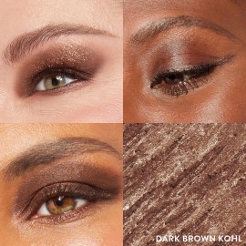 LAURA GELLER NEW YORK Kajal Longwear Kohl Eyeliner Pencil with Caffeine, Smooth & Blendable Makeup, Dark Brown LAURA GELLER NEW YORK Kajal Longwear Kohl Eyeliner Pencil with Caffeine, Smooth & Blendable Makeup, Dark Brown