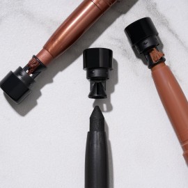LAURA GELLER NEW YORK Kajal Longwear Kohl Eyeliner Pencil with Caffeine, Smooth & Blendable Makeup, Dark Brown LAURA GELLER NEW YORK Kajal Longwear Kohl Eyeliner Pencil with Caffeine, Smooth & Blendable Makeup, Dark Brown