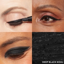 LAURA GELLER NEW YORK Kajal Longwear Kohl Eyeliner Pencil with Caffeine, Smooth & Blendable Makeup, Deep Black LAURA GELLER NEW YORK Kajal Longwear Kohl Eyeliner Pencil with Caffeine, Smooth & Blendable Makeup, Deep Black