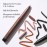 LAURA GELLER NEW YORK Kajal Longwear Kohl Eyeliner Pencil - Deep Charcoal Kohl - Caffeine and Vitamin E - Smooth & Blendable Liner - Built-In Sharpener