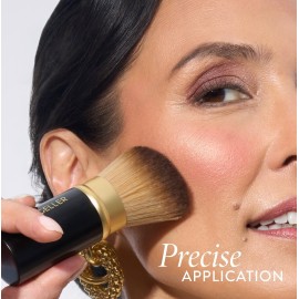 LAURA GELLER NEW YORK Retractable Black Kabuki Brush for Liquid, Cream and Powder Face Makeup With Aluminum Handle LAURA GELLER NEW YORK Retractable Black Kabuki Brush for Liquid, Cream and Powder Face Makeup With Aluminum Handle