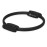 Gaiam Pilates Ring 15 Fitness Circle - Lightweight & Durable Foam Padded Handles | Flexible Resistance Exercise Equipment for Toning Arms, Thighs/Legs & Core, Black