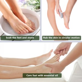 Natural Foot Pumice Stone for Feet, Borogo 2-Pack Lava Pedicure Tools Hard Skin Callus Remover for Feet and Hands - White&Red Natural Foot Pumice Stone for Feet, Borogo 2-Pack Lava Pedicure Tools Hard Skin Callus Remover for Feet and Hands - White&Red