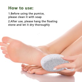 Natural Foot Pumice Stone for Feet, Borogo 2-Pack Lava Pedicure Tools Hard Skin Callus Remover for Feet and Hands - White&Red Natural Foot Pumice Stone for Feet, Borogo 2-Pack Lava Pedicure Tools Hard Skin Callus Remover for Feet and Hands - White&Red