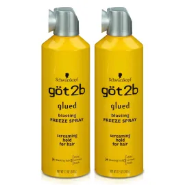 Got2b Glued Blasting Freeze Hairspray, 12 oz, Pack of 2 Got2b Glued Blasting Freeze Hairspray, 12 oz, Pack of 2