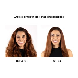 L\'ANGE HAIR Le Vite Straightening Brush | Heated Hair Tool for Smoother, Frizz-Controlled Look | Dual-Voltage Hot Brush Straightener for Effortless Styling & Shine | Ceramic Standard Size (Black) L\'ANGE HAIR Le Vite Straightening Brush | Heated Hair Tool for Smoother, Frizz-Controlled Look | Dual-Voltage Hot Brush Straightener for Effortless Styling & Shine | Ceramic Standard Size (Black)