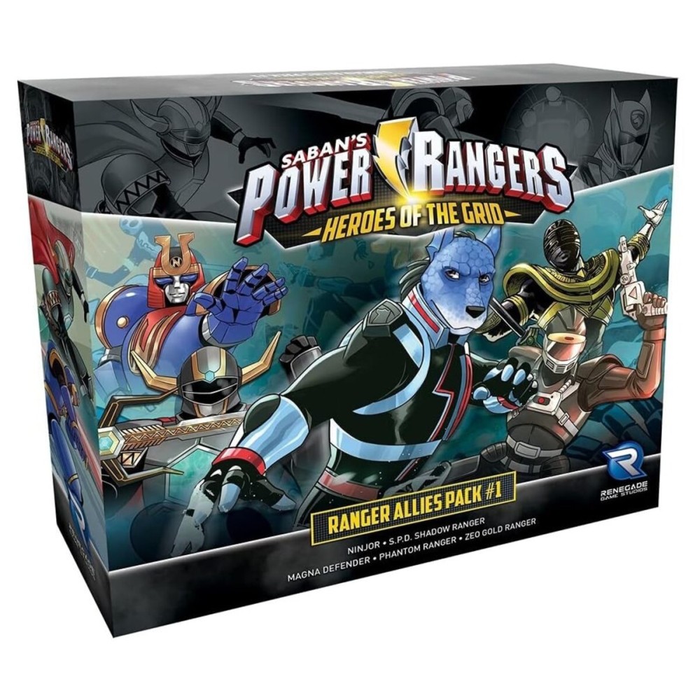 Renegade Game Studios Power Rangers: Heroes of The Grid: Allies Pack 1, 2-5 Players, 45-60 Minutes , Ages 14+