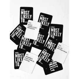 DSS Games Who\'s Most Likely to... Kinda Clean Family Edition [A Party Game]