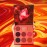 docolor Eyeshadow Palette 9 Colors Red Eyeshadow Gemstone Shadow Palette Highly Pigmented Mattes Shimmers Naked Smokey Glitter Cream Colorful Powder Blendable Long Lasting Waterproof Makeup Palette