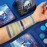 docolor Eyeshadow Palette 9 Colors Blue Eyeshadow Gemstone Shadow Palette Highly Pigmented Mattes Shimmers Naked Smokey Glitter Cream Colorful Powder Blendable Long Lasting Waterproof Makeup Palette