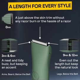 MERIDIAN Body Hair Trimmer for Men, Pubic Hair Trimmer Balls, Body Shaver for Men Groin Safe, Electric Ball Shavers, Bikini Razors Women, Waterproof & Rechargeable - Onyx MERIDIAN Body Hair Trimmer for Men, Pubic Hair Trimmer Balls, Body Shaver for Men Groin Safe, Electric Ball Shavers, Bikini Razors Women, Waterproof & Rechargeable - Onyx